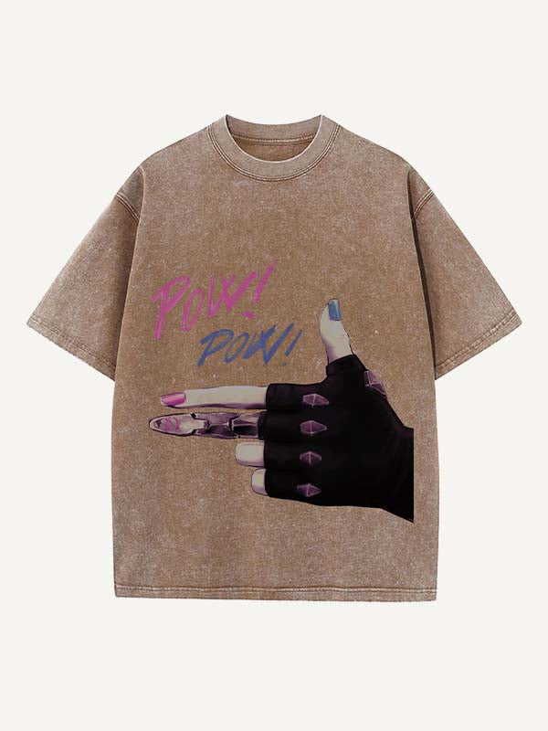 Arcane Print Round Neck T-shirt