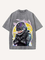 Lewis Hamilton Print Round Neck T-shirt