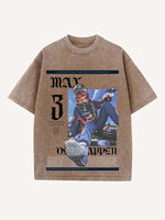 Max Verstappen Print Round Neck T-shirt