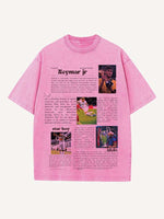 Neymar Print Round Neck T-shirt