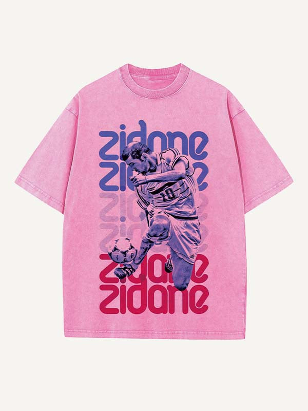 Zizou Print Round Neck T-shirt