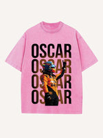 Oscar Piastri Print Round Neck T-shirt