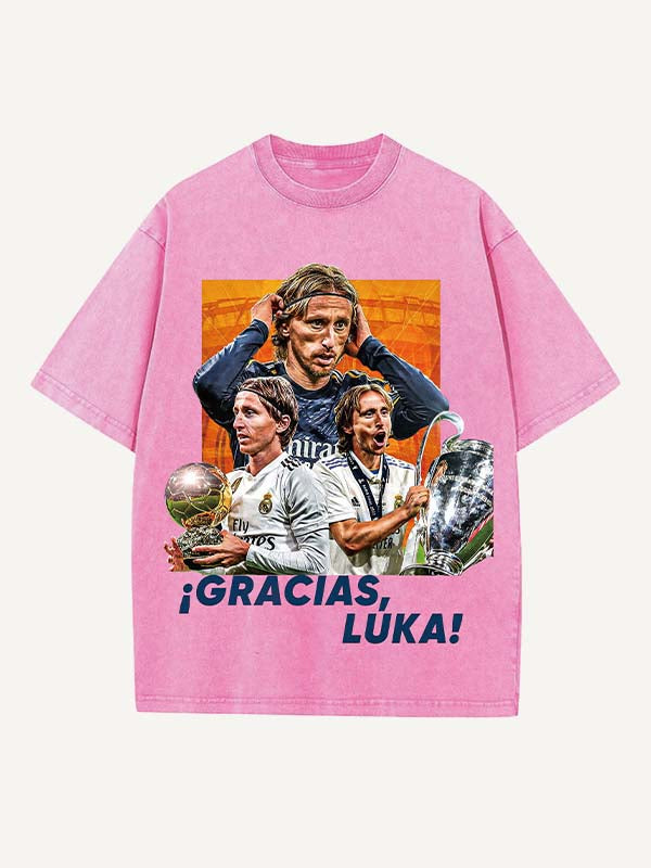 Luka Modrić Print Round Neck T-shirt