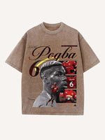Paul Pogba Print Round Neck T-shirt