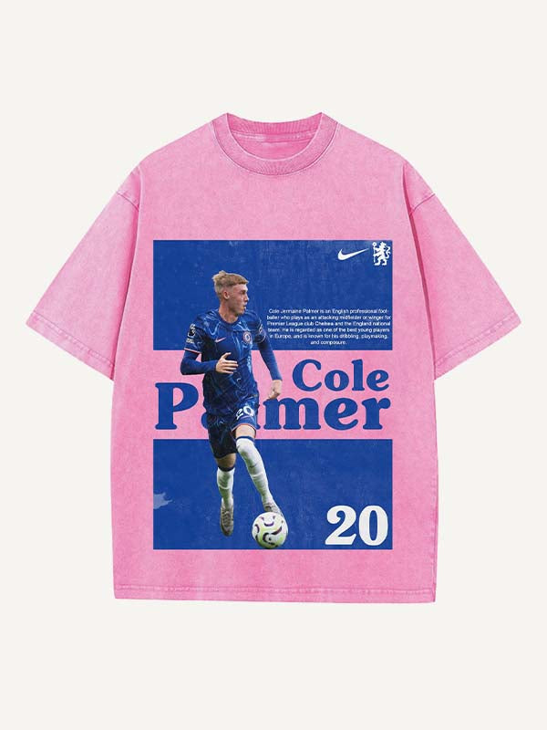 Cole Palmer Print Round Neck T-shirt