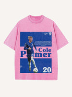 Cole Palmer Print Round Neck T-shirt