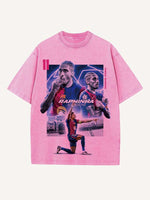 Raphinha Print Round Neck T-shirt