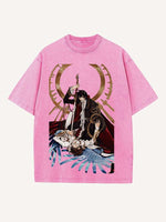 Code Geass Print Round Neck T-shirt