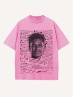 Marcus Rashford Print Round Neck T-shirt