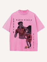 Paulo Dybala Print Round Neck T-shirt