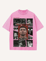 Cristiano Ronaldo Print Round Neck T-shirt