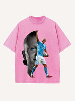 Erling Haaland Print Round Neck T-shirt