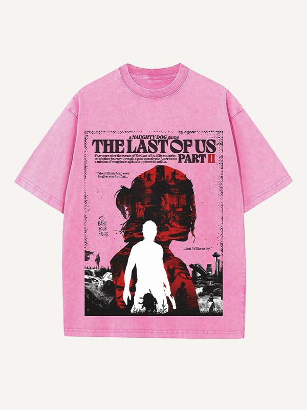 The Last of Us Print Round Neck T-shirt