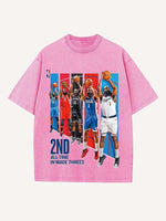 James Harden Print Round Neck T-shirt