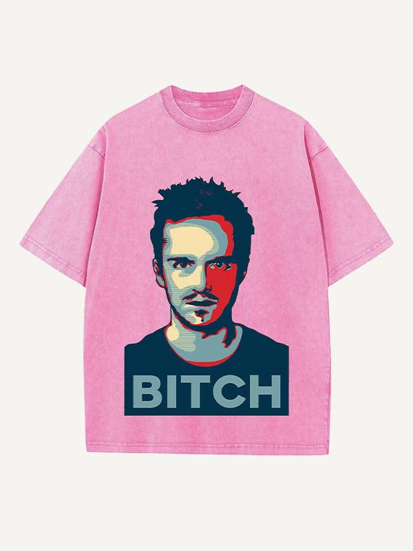 Breaking Bad Print Round Neck T-shirt