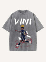 Vinícius Júnior Print Round Neck T-shirt