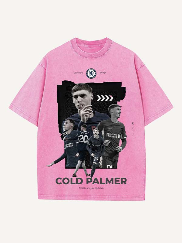 Cole Palmer Print Round Neck T-shirt