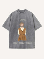 Game of Thrones Print Round Neck T-shirt