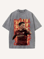 Paulo Dybala Print Round Neck T-shirt