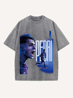 Pedri Print Round Neck T-shirt