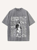 Russell Westbrook Print Round Neck T-shirt