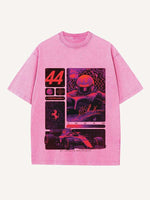 Lewis Hamilton Print Round Neck T-shirt