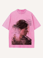 The Last of Us Print Round Neck T-shirt