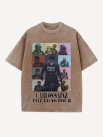 Carlos Sainz Print Round Neck T-shirt