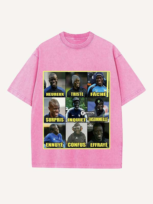 N'Golo Kanté Print Round Neck T-shirt