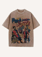 Lamine Yamal Print Round Neck T-shirt