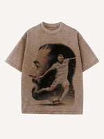 Karim Benzema Print Round Neck T-shirt
