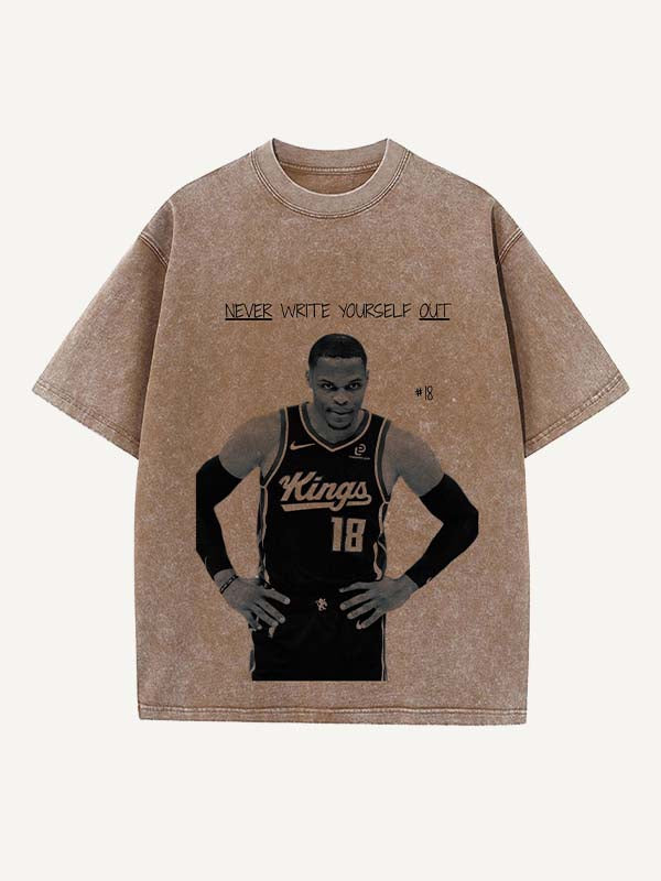 Russell Westbrook Print Round Neck T-shirt