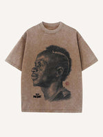 Sadio Mané Print Round Neck T-shirt