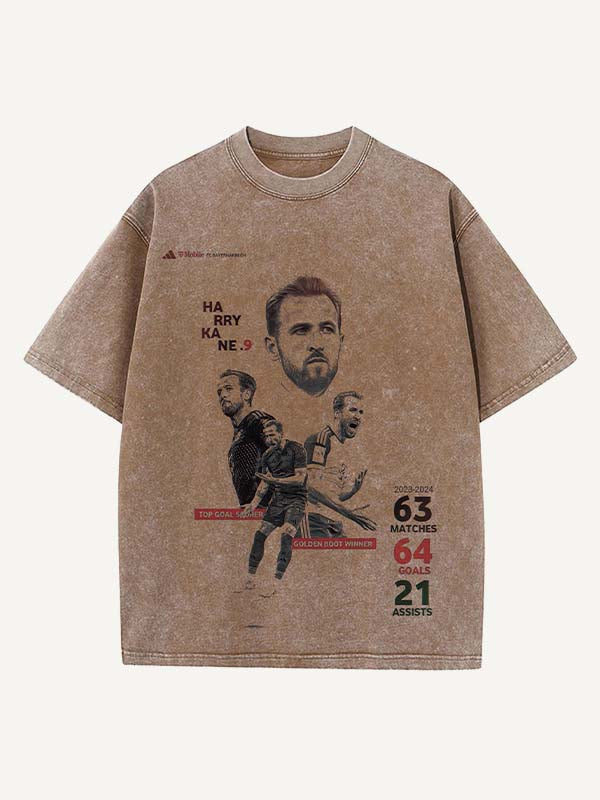 Harry Kane Print Round Neck T-shirt