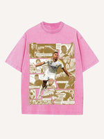 Kylian Mbappé Print Round Neck T-shirt
