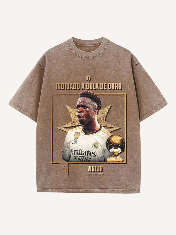 Vinícius Júnior Print Round Neck T-shirt