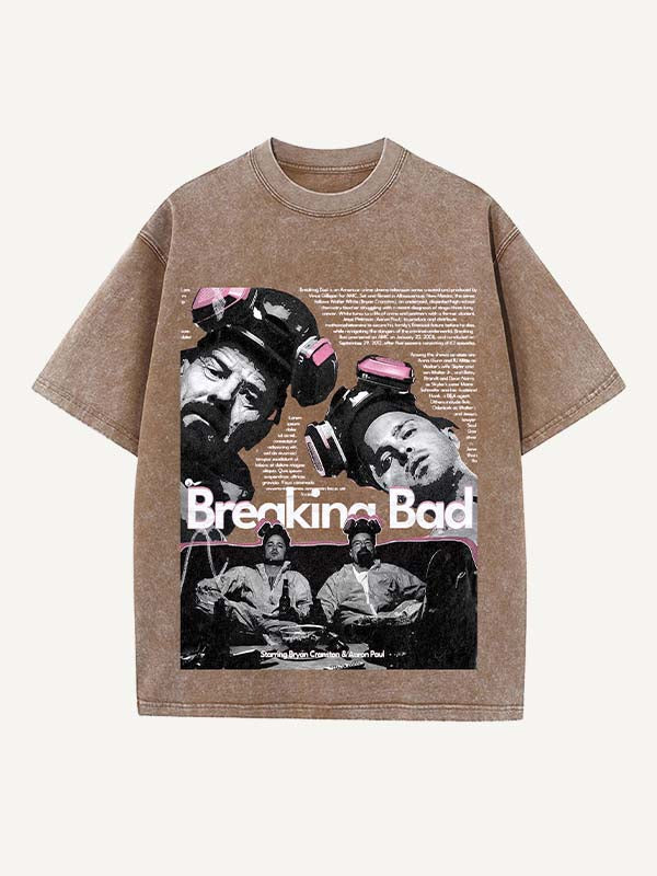 Breaking Bad Print Round Neck T-shirt