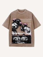 Breaking Bad Print Round Neck T-shirt