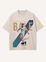Gareth Bale Print Round Neck T-shirt