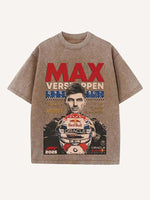 Max Verstappen Print Round Neck T-shirt