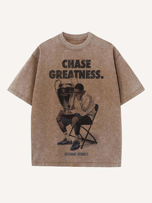 Ousmane Dembélé Print Round Neck T-shirt