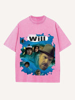 Stranger Things Print Round Neck T-shirt