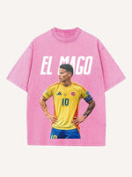 James Rodríguez Print Round Neck T-shirt