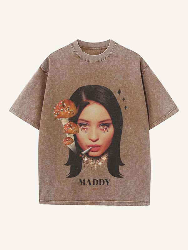 Euphoria Print Round Neck T-shirt