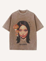Euphoria Print Round Neck T-shirt