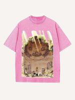 Fullmetal Alchemist Print Round Neck T-shirt