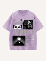 Cristiano Ronaldo Print Round Neck T-shirt