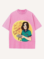The End of the Fxxxing World Print Round Neck T-shirt