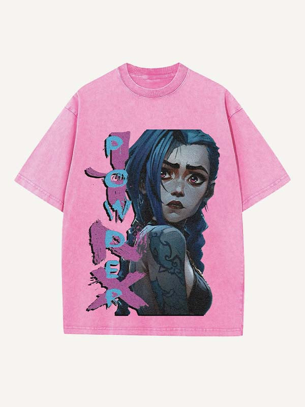 Arcane Print Round Neck T-shirt