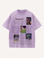 Neymar Print Round Neck T-shirt
